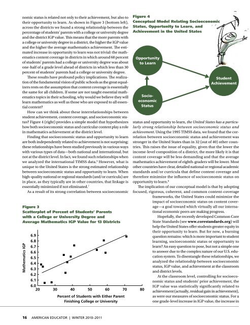 American Educator, Winter 2010-11, Vol. 34, No. 4, AFT