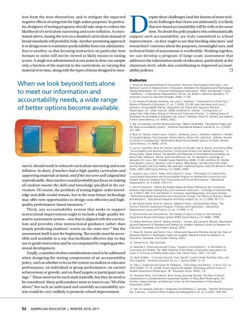 American Educator, Winter 2010-11, Vol. 34, No. 4, AFT