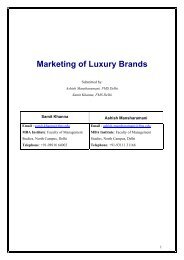 Marketing Of Luxury Brands - Brandchannel