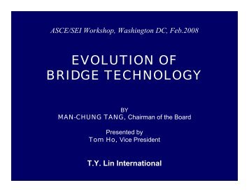 evolution of bridge technology - Structural Engineering Institute