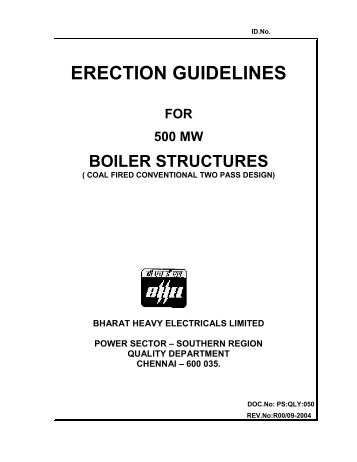 ERECTION GUIDELINES - Bhelpssr.co.in