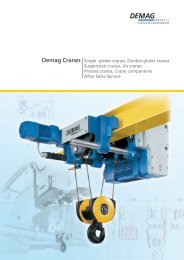 Demag Cranes Single -girder cranes, Double-girder cranes ...