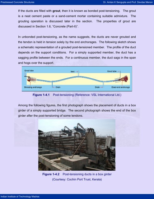 1.4 Post-tensioning Systems and Devices - NPTel - Indian Institute of ...