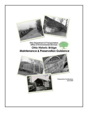 Ohio Historic Bridge Maintenance & Preservation Guidance
