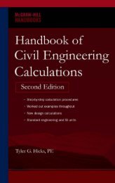 Handbook of Civil Engineering Calculations