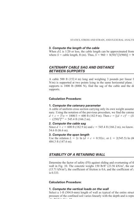 Handbook of Civil Engineering Calculations