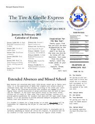 The Tire & Girdle Express - Black Gold Regional Schools