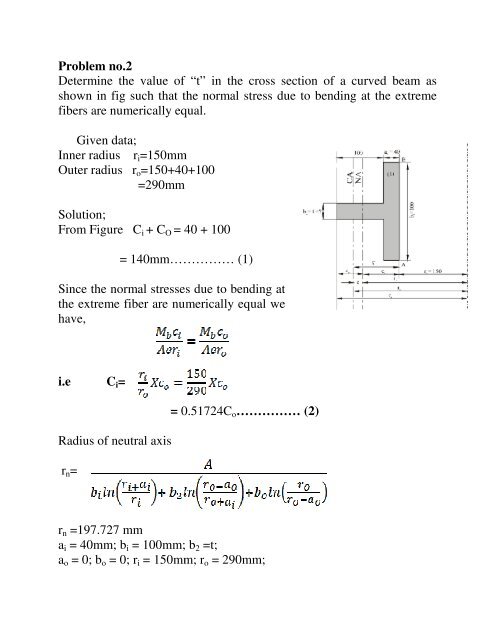 Curved Beam - VTU e-Learning