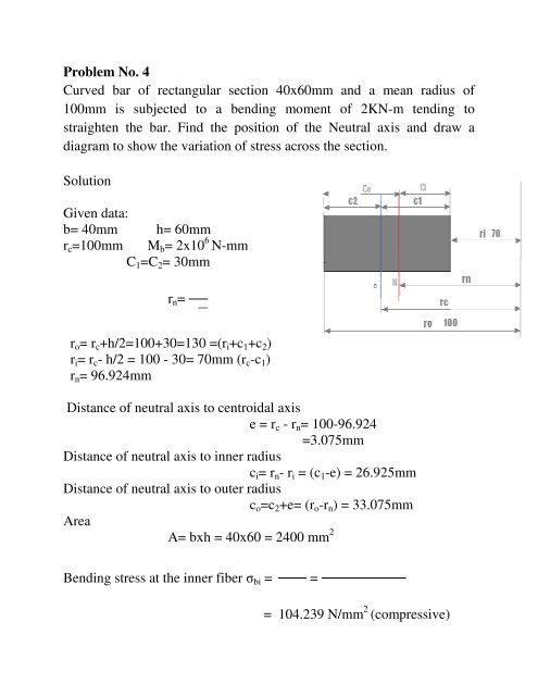 Curved Beam - VTU e-Learning