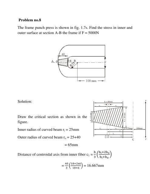 Curved Beam - VTU e-Learning