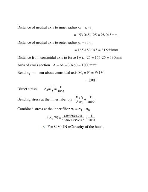 Curved Beam - VTU e-Learning