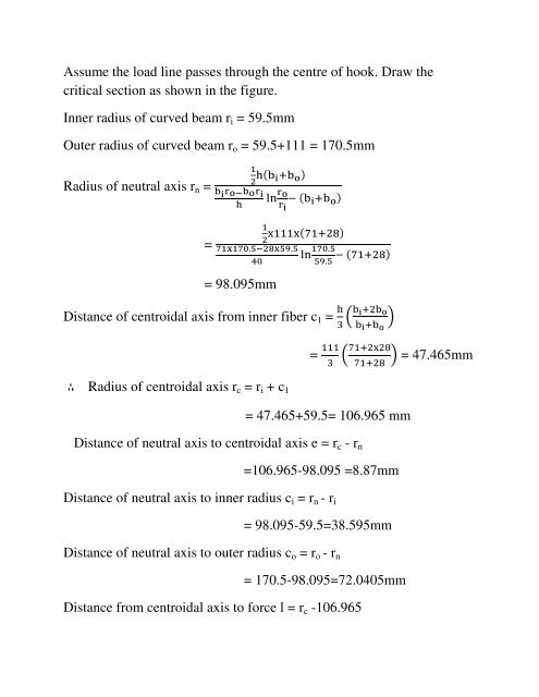 Curved Beam - VTU e-Learning