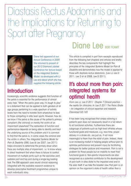 Download the full article. - Diane Lee & Associates