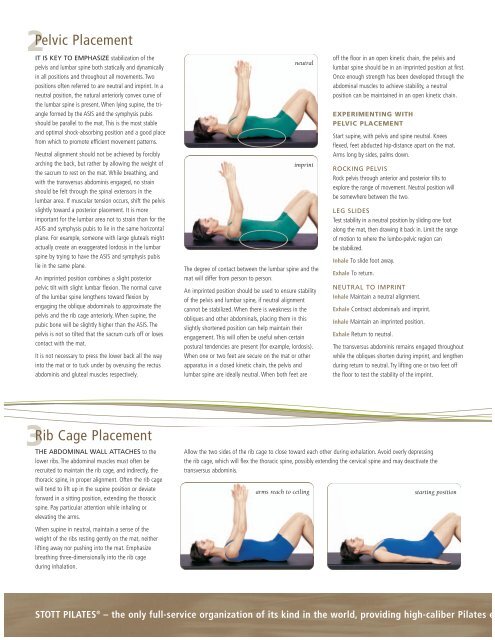 Download STOTT PILATES® Five Basic Principles - Merrithew.com