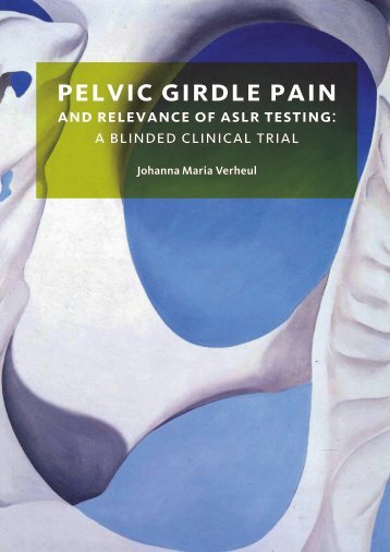 Pelvic girdle pain and relevance of ASLR testing: A ... - Cindy Verheul