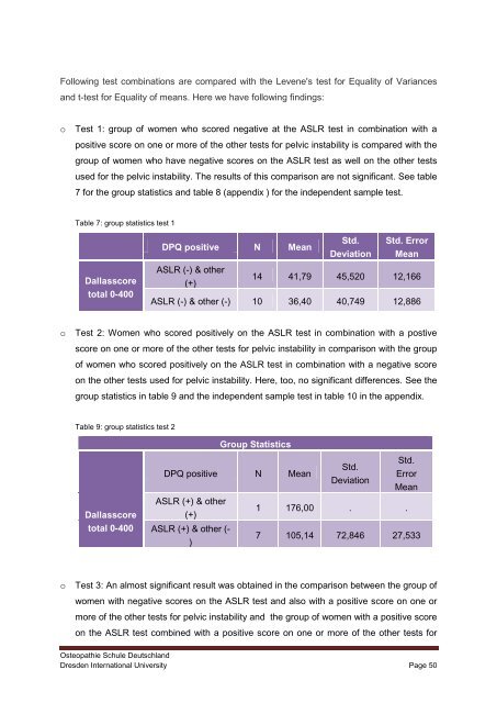 Pelvic girdle pain and relevance of ASLR testing: A ... - Cindy Verheul