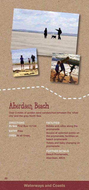 Get out and about in Aberdeen and surrounding area