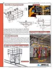 Waler Beam Clamp Scaffold - Swing-Lo Suspended Scaffold ...
