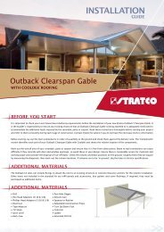 Gable Clearspan Installation Guide Download - Stratco