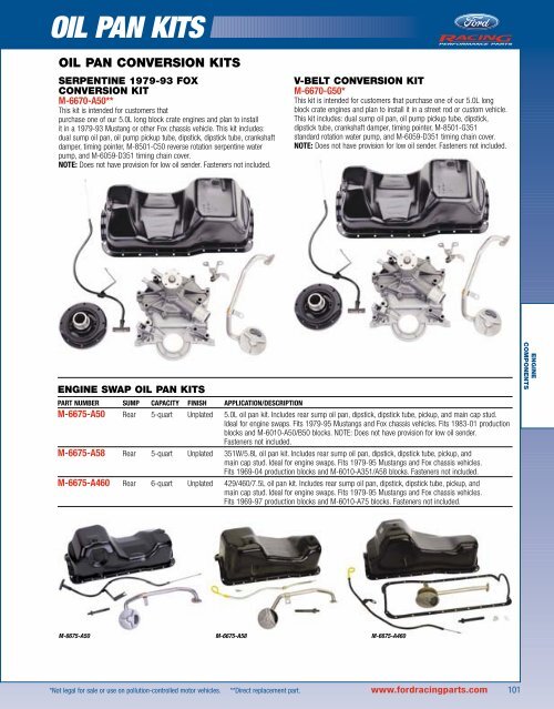 2006 Ford Racing Performance Parts Catalog - Chromwerk