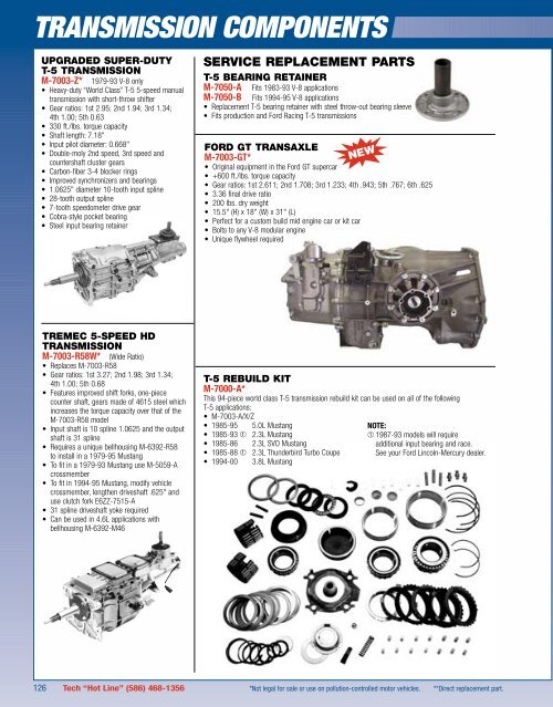 2006 Ford Racing Performance Parts Catalog - Chromwerk