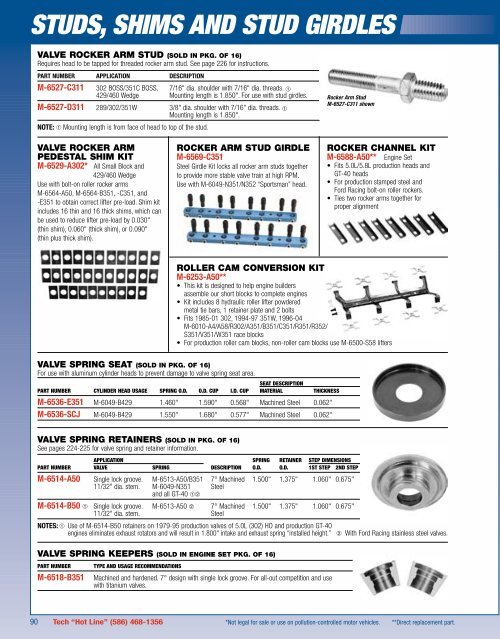 2006 Ford Racing Performance Parts Catalog - Chromwerk