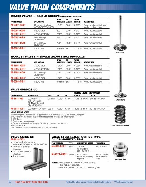 2006 Ford Racing Performance Parts Catalog - Chromwerk