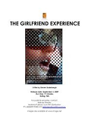 The Girlfriend Experience - Production Notes