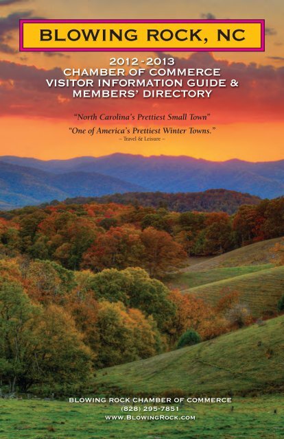 Member Directory - Blowing Rock Chamber of Commerce