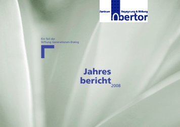 Jahres bericht - Zentrum Obertor