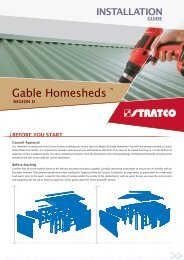 Region D Homeshed Installation Guide - Stratco