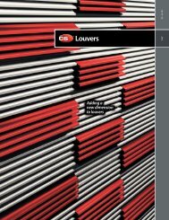 Adding a new dimension to louvers - Construction Specialties, Inc.