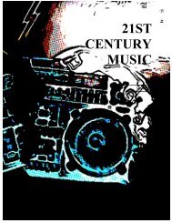 May - 21st Century Music