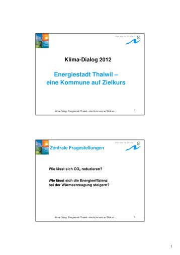 Energiestadt Thalwil