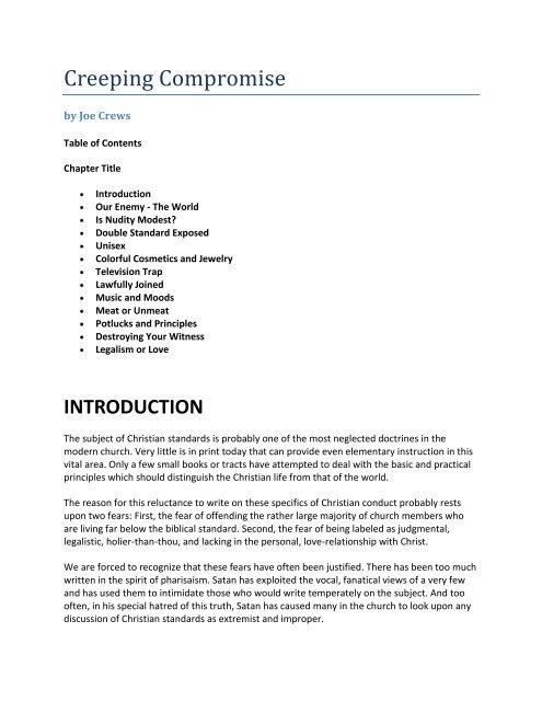 Creeping Compromise by Joe Crews.pdf - Future News Canada