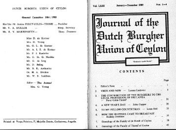 Part 1-4 - Dutch Burgher Union of Ceylon