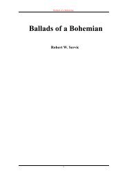 Ballads of a Bohemian