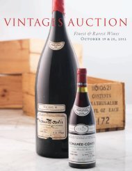 VINTAGES Auction 2012