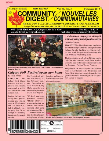 Alberta - Community Digest