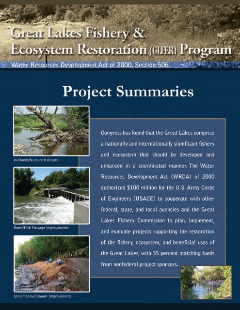 Great Lakes Fishery and Ecosystem Restoration Program Project ...