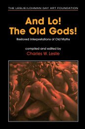 And Lo! The Old Gods! - Leslie-Lohman Gay Arts Foundation