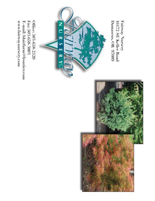 Download Catalog (PDF) - Fairway Nursery