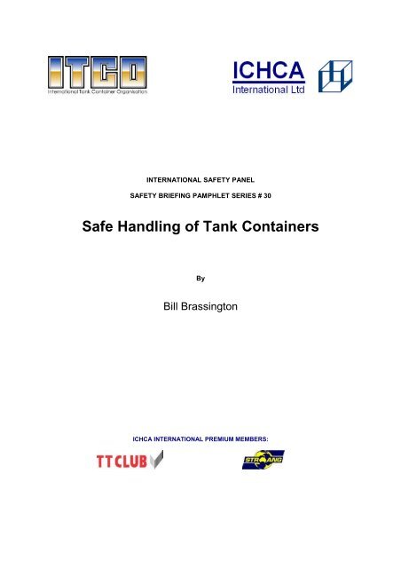 Safe Handling of Tank Containers - ITCO