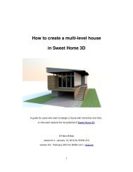 How to create a multi-level house in Sweet Home 3D