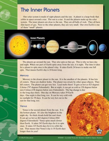 The Inner Planets