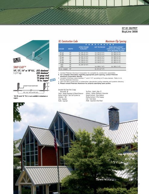 Petersen Aluminum Color Chart