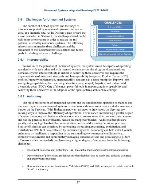 Unmanned Systems Integrated Roadmap FY2011-2036 - Defense ...