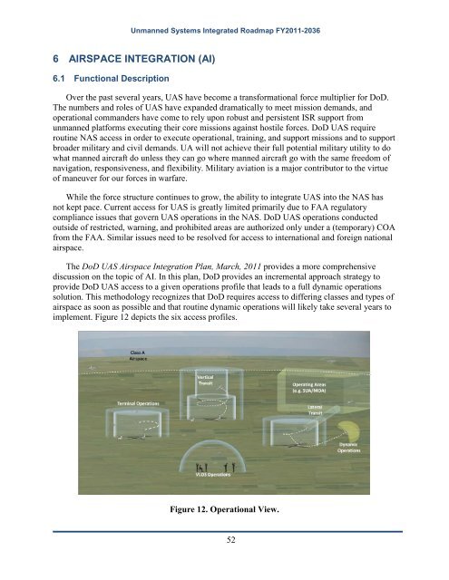 Unmanned Systems Integrated Roadmap FY2011-2036 - Defense ...