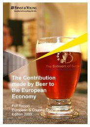 Contribution made by Beer to the European economy FULL ...