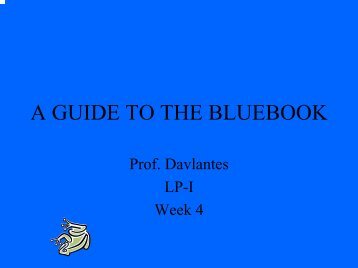 THE BLUEBOOK MADE EASY